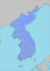 Administrative Map of Korea (August 15, 1945).png