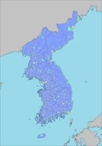 일제강점기의 행정 구역의 섬네일