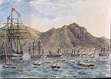 HMS Iris 1845- Regatta Hong Kong Agincourt 1845.jpg