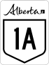 Highway 1A shield