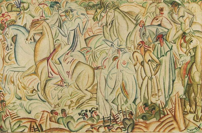 File:Amadeo Avant la Corrida 1912 oil on canvas 60x92cm.jpg