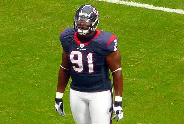 Okoye in 2007 while with the Texans