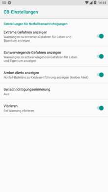 9 android broadcast cell deaktivieren Notifications Overview