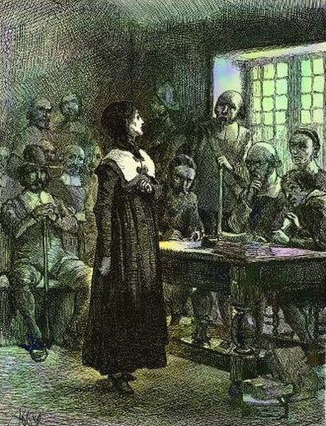 Anne Hutchinson on Trial by Edwin Austin Abbey