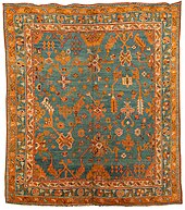 Oushak (Usak) carpet (late 19th century) AntiqueUsakCarpetLate19thCentury.jpg