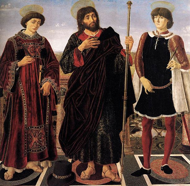 File:Antonio del Pollaiolo - Altarpiece of the Sts Vincent, James, and Eustace - WGA18033.jpg