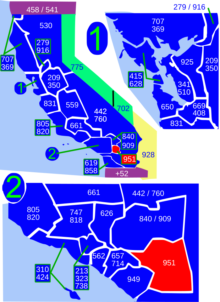 Area Code 951 Wikiwand   700px Area Code 951.svg 