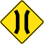 Australia road sign W4-1.svg