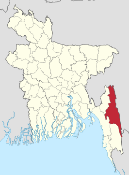Kaart van Rangamati