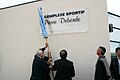 Baptême salle de sports Pierre-Deborde (commune associée de Terves - avril 2011).