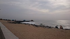 Beach by the Bay of Bengal, Pondicherry