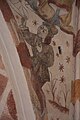 English: Fresco in Bellinge church, Fyn, Denmark. The frescos are signed by Ebbe Olsen and Simon Petersen and are dated 1496. They were covered in white in 1536 and uncovered in 1886. The motives are based on biblia pauperum