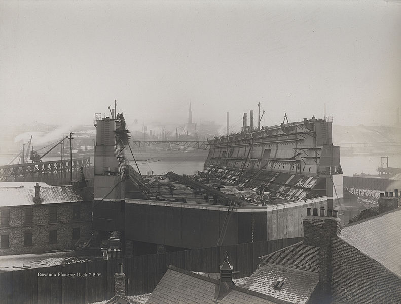 File:Bermuda Floating Dock ready for launching (ca. 1900) (7752353000).jpg