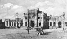Брестский железнодорожный вокзал в годы Первой мировой войны (около 1915 года)