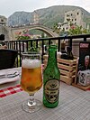 A beer in Mostar