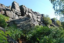 Birchen Edge from below Birchen Edge below the Trig Point - geograph.org.uk - 551456.jpg