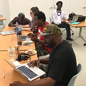 Black Lunch Table Hypes Hip Hop at Brooklyn Public Library, August 2017