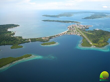 Bocas town on Isla Colón