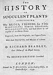 Bradley var den første professor i botanikk ved Cambridge.