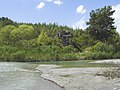 Remains seen from river