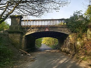 Bridge near the site of the former Annesley South Junction Halt railway station.jpg