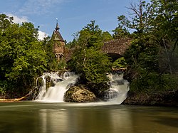 51. Platz: Matthias Süßen mit Brücke bei der Pyrmonter Mühle in Roes im Landkreis Cochem-Zell