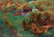 Վայրի բադեր որսացող աղվեսը, 1913