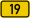 Bundesstrasse 19 numero.svg