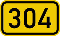 File:Bundesstraße 304 number.svg