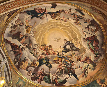 Fresco del ábside nuevo de la catedral de Jaca, 1792.