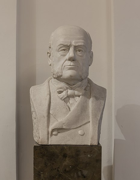 File:Carl von Rokitansky, Pathologist, bust in the aula of the Academy of Sciencis, Vienna - hu - 8545.jpg