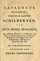 Catalogus of naamlyst van schilderyen (...) by Pieter Terwesten (1714-1798).jpg