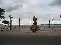 Catano - view with statue of Taino girl - panoramio.jpg