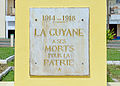 Main plaque