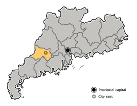 윈푸 시 지도