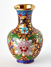 Un vase chinois.
