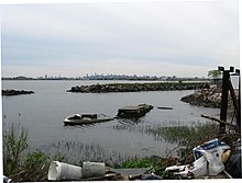 An artificial Lagoon at the south end of Soundview Park Clasonlagoonjeh.JPG
