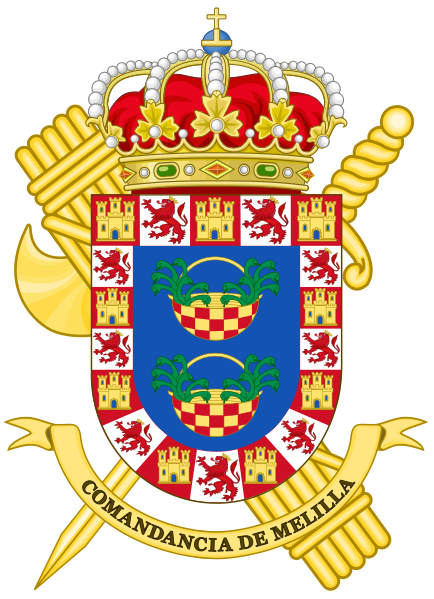 File:Coat of Arms of the the Guardia Civil Melilla Command.svg