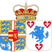 Coat of arms of Princess Marie of Denmark.svg