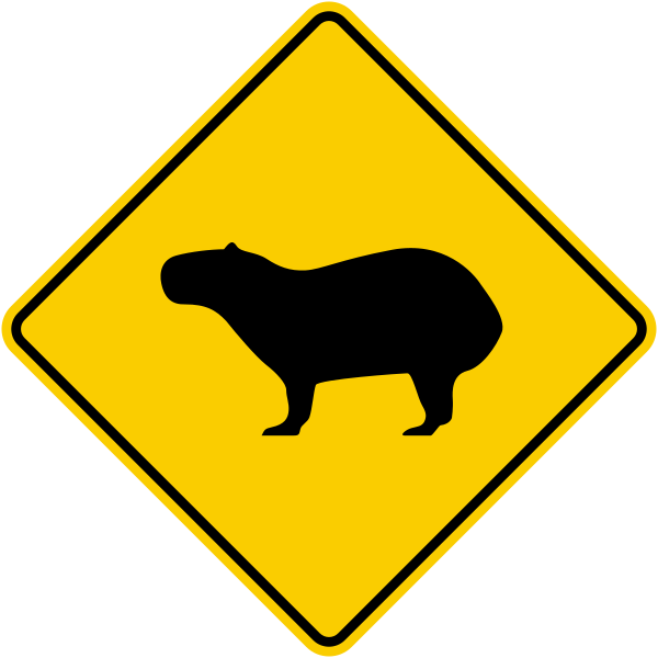 File:Colombia road sign SP-49 (capybara).svg