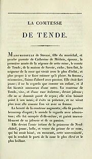 Vignette pour La Comtesse de Tende