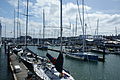 Cowes Yacht Haven, Cowes, Isle of Wight, seen during Cowes Week 2011.