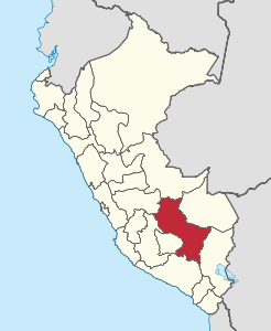 Regione di Cusco – Localizzazione