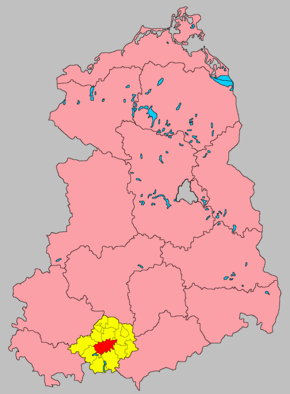 Pößneck district in the Gera district