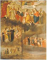 Lehrtafel der Prinzessin Antonia. Brautzug der Sulamith 1659-1663. Bad Teinach, Dreifaltigheitskirche.