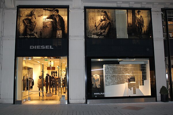 Diesel Black Gold store in Vienna, Austria