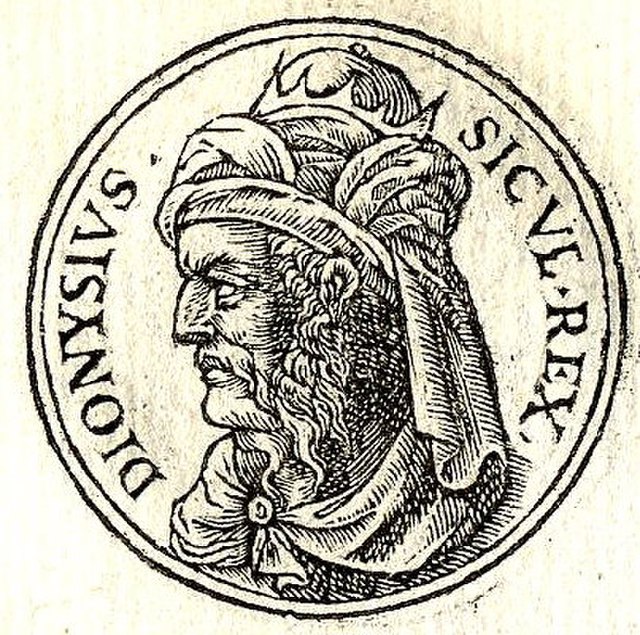 Dionysius I from Guillaume Rouillé's Promptuarii Iconum Insigniorum