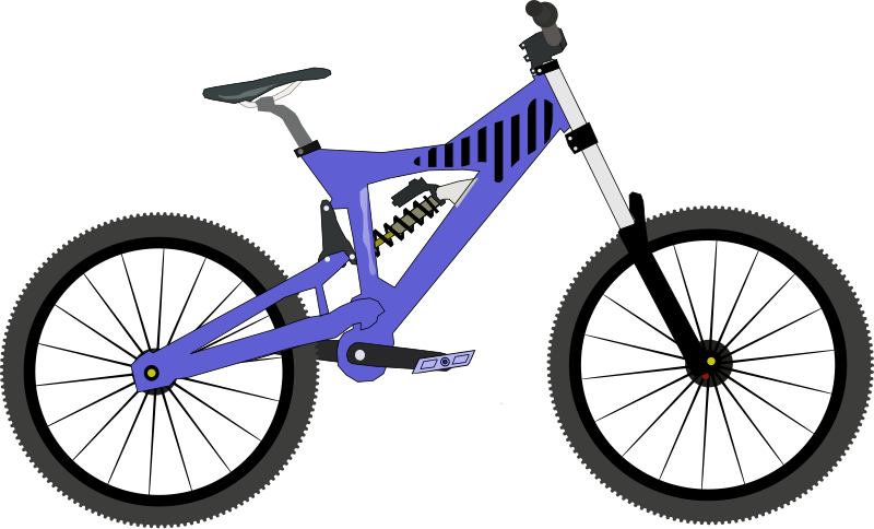 File:Downhill bike.svg