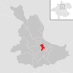 Location within Eferding district