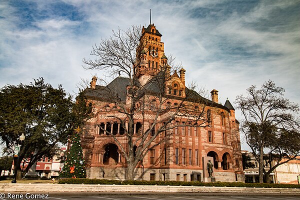 The Ellis County Courthouse in Waxahachie